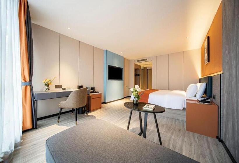 Superior-huone, 昊丽贵阳喷水池地铁站酒店