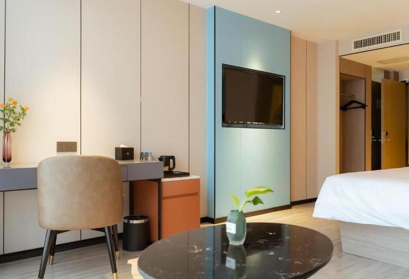 Superior-huone, 昊丽贵阳喷水池地铁站酒店