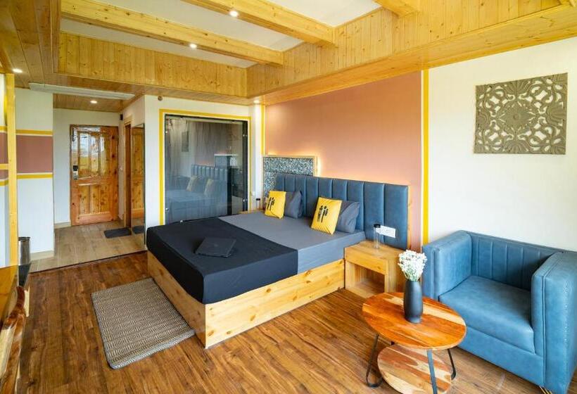 اتاق سوپریور با چشمانداز, The Hosteller Old Manali, Manu Temple