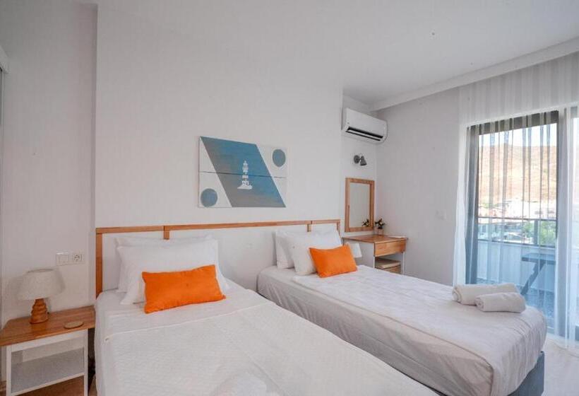 带1个卧室带观景的公寓, İçmeler Apart Dream