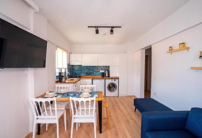 带1个卧室的带海景的公寓, İçmeler Apart Dream