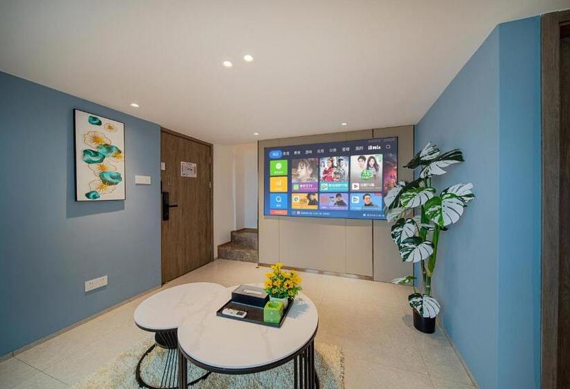 2ベッドスイートルーム, 金舍名都国际公寓广州天河金融城三溪地铁站店