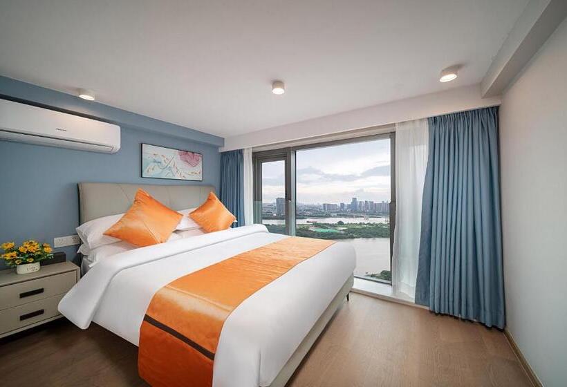 3ベッドルームスイート, 金舍名都国际公寓广州天河金融城三溪地铁站店