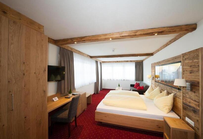 バルコニー付きデラックスルーム, Grossarler Panorama Stube