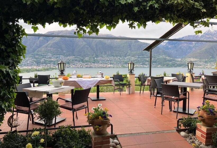 غرفة ديلوكس مزودة بشرفة, Ristorante B&b Gambarogno