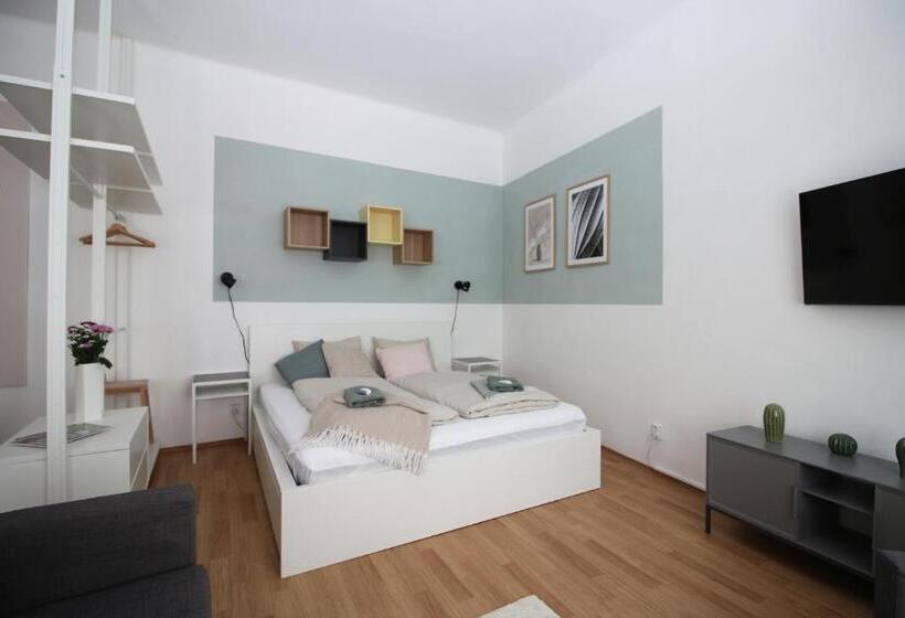 带1个卧室的豪华公寓, 7 Nights Apartments Dominikánské N