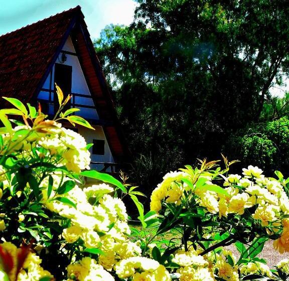 오두막, Cabañas Verde Y Blanco