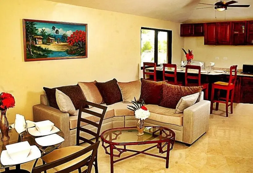 Huoneisto 1 Makuuhuone Allasnäkymä, El Cabarete Spa Resort All Inclusive