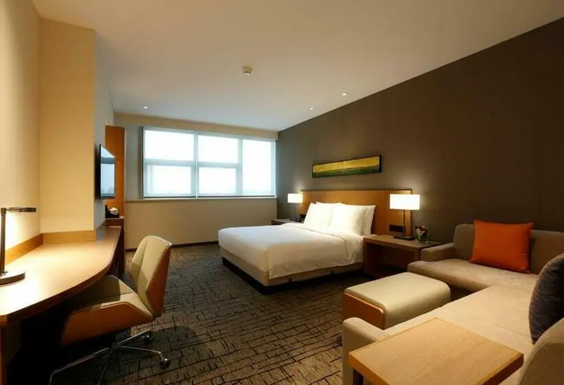 キングサイズベッドのスタンダードルーム, Hyatt Place Yinchuan Yuecaicheng
