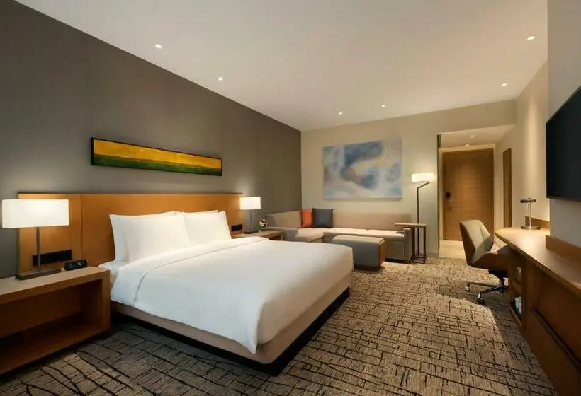 キングサイズベッドのスタンダードルーム, Hyatt Place Yinchuan Yuecaicheng
