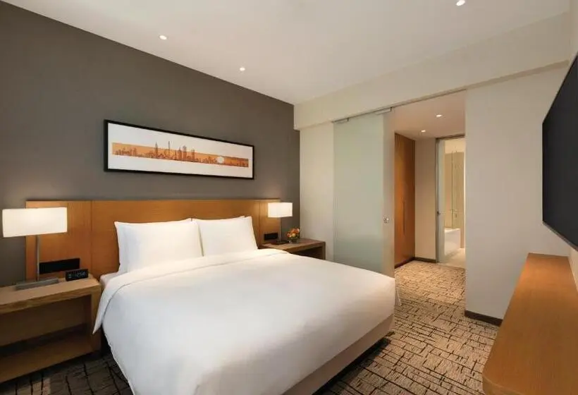 キングサイズベッドのスイートルーム, Hyatt Place Yinchuan Yuecaicheng