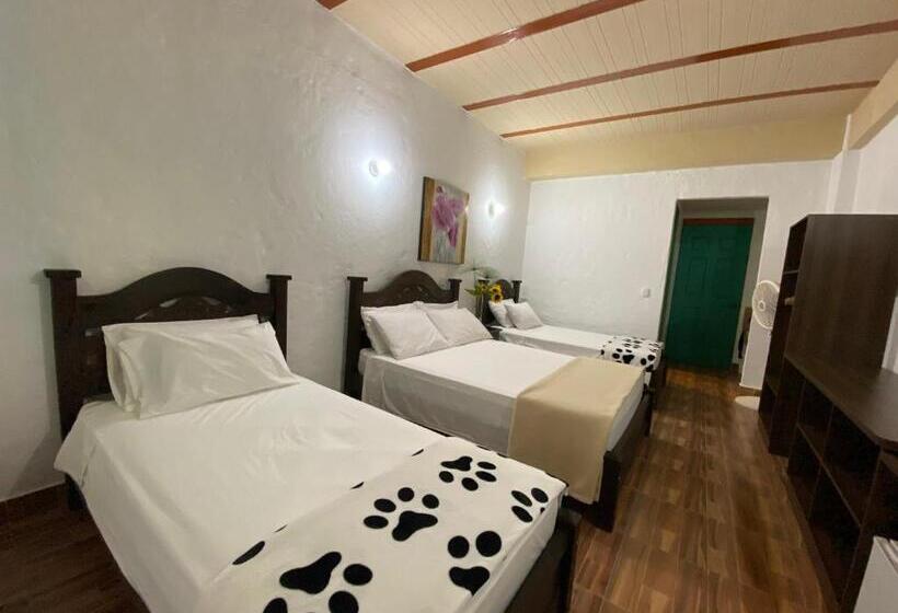 اتاق استاندارد چهار تخته, Campestre Paraiso Cafetero