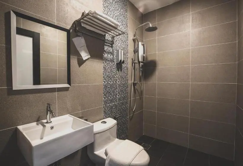 キングサイズベッドのデラックスルーム, V3 Hotel & Residence Seri Alam