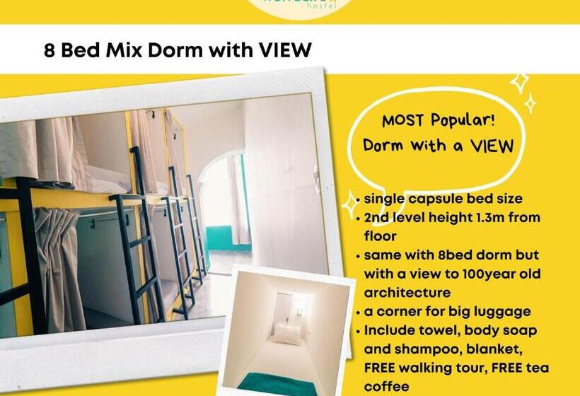 Cama em Quarto Compartilhado, Wonderloft Hostel Kota Tua