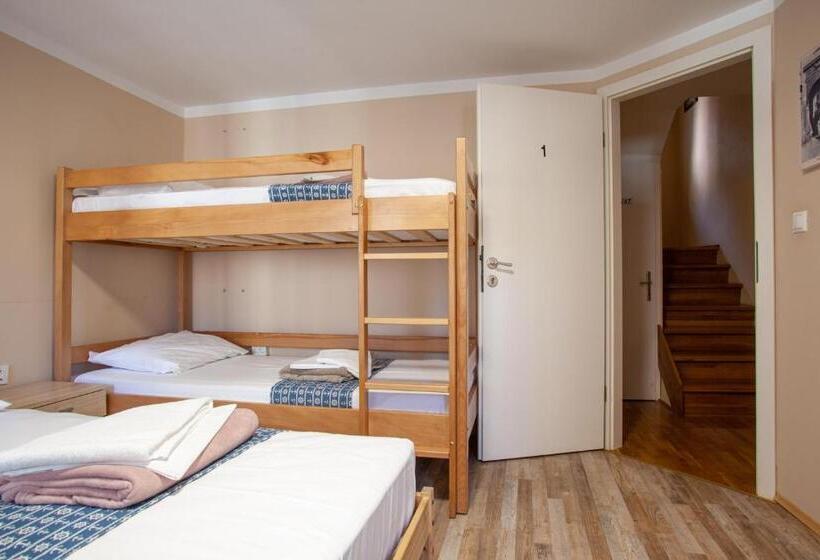اتاق استاندارد چهارنفره با سرویس بهداشتی مشترک, Hostel Adriatic Piran