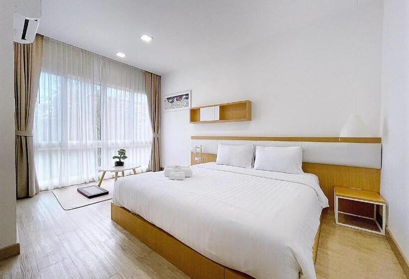 اتاق سوپریور با تخت بزرگ, Hinoki Hotel   Onsen Chiang Mai