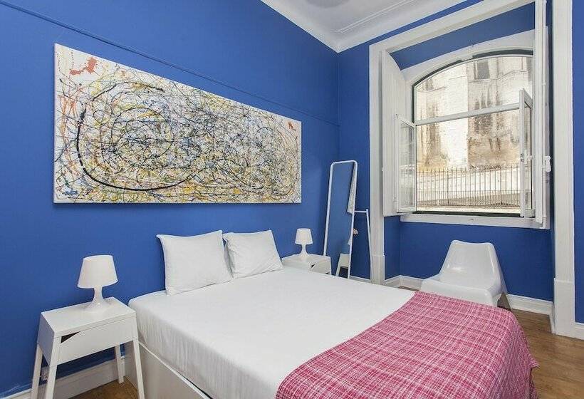Quarto Estandar Banheiro Compartilhado, 5 Sins Chiado Hostel