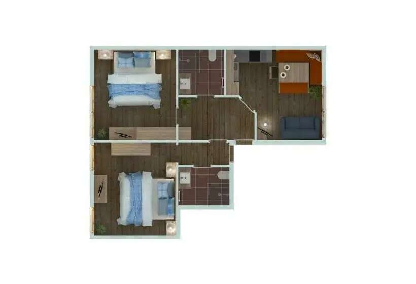 2ベッドルームアパートメント, Appartements Macheiner