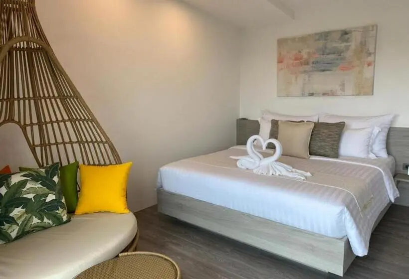 Villa 1 Makuuhuone Puutarhanäkymä, Grand Kokkod Khao Kho Resort