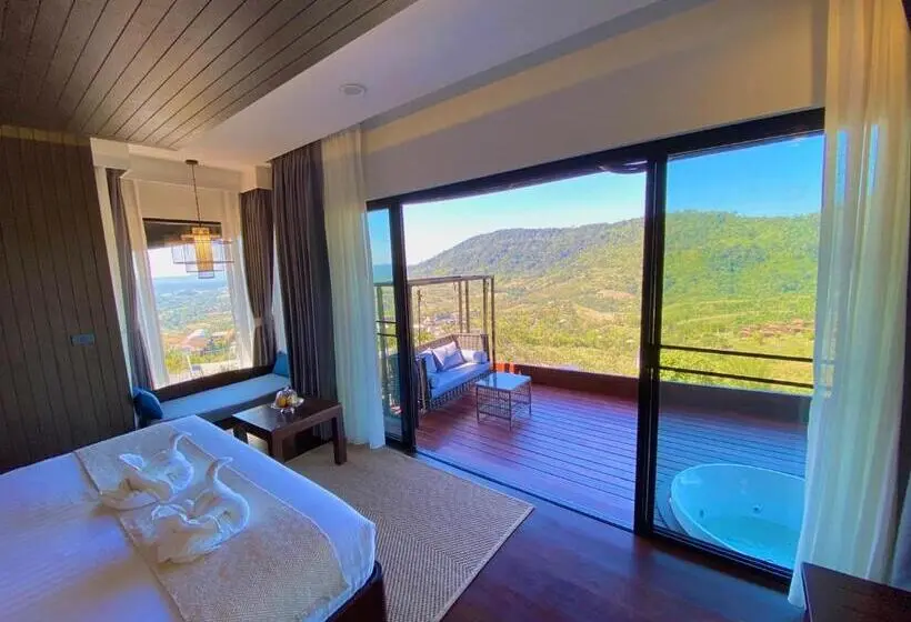 Deluxe-villa 1 Makuuhuone, Grand Kokkod Khao Kho Resort