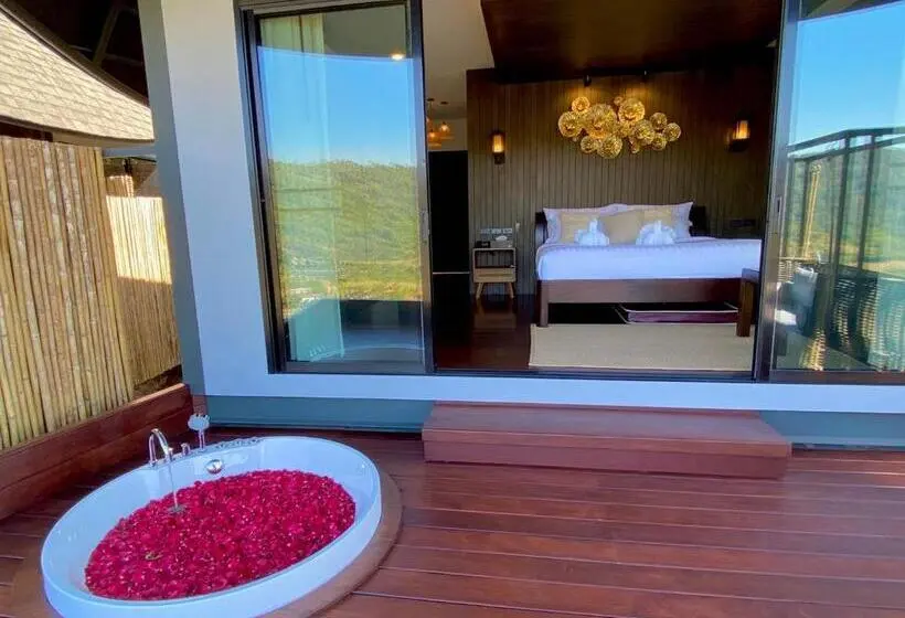 Deluxe-villa 1 Makuuhuone, Grand Kokkod Khao Kho Resort