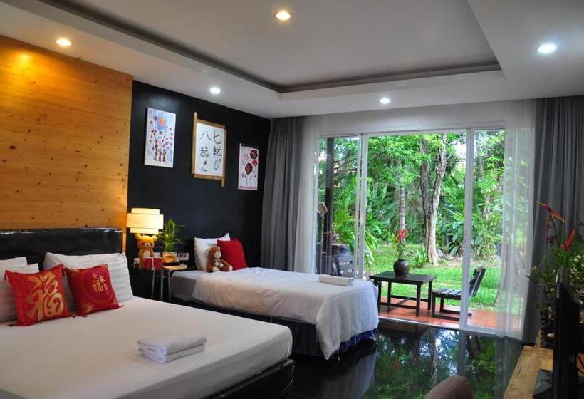 اتاق استاندارد سه تخته با چشمانداز, Eat N Sleep