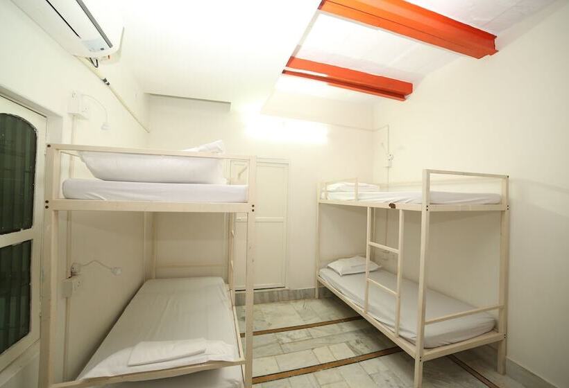 共用房间的床, Roadhouse Hostel Varanasi