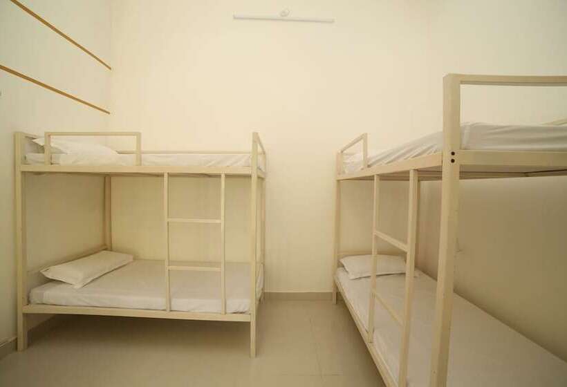 共用房间的床, Roadhouse Hostel Varanasi