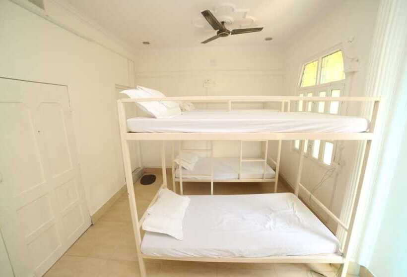共用房间的床, Roadhouse Hostel Varanasi