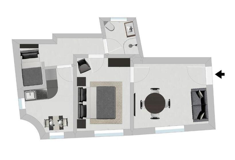 آپارتمان 1 خوابه, Feichter Hotel & Bistro