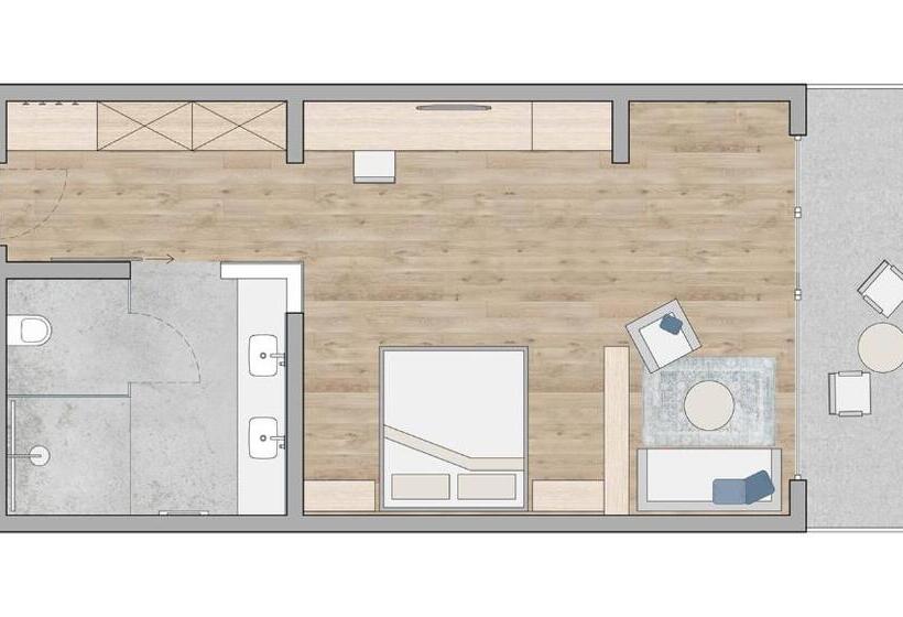 اتاق استاندارد با چشمانداز باغ, Fisserhof