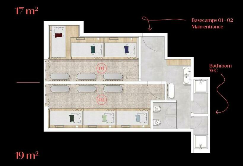 공동 객실, Carina Design&lifestyle