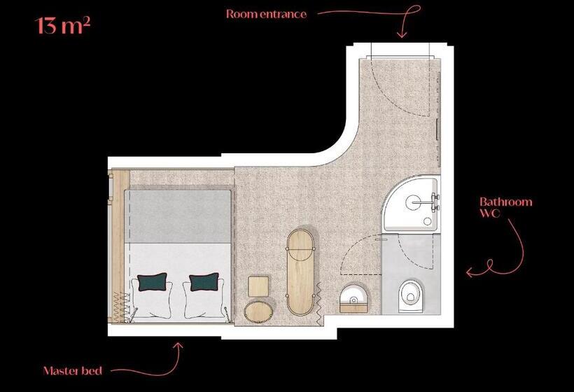 스탠다드 룸, Carina Design&lifestyle