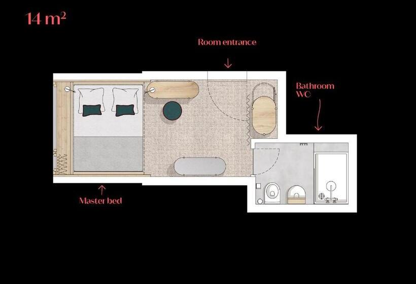 스탠다드 룸, Carina Design&lifestyle