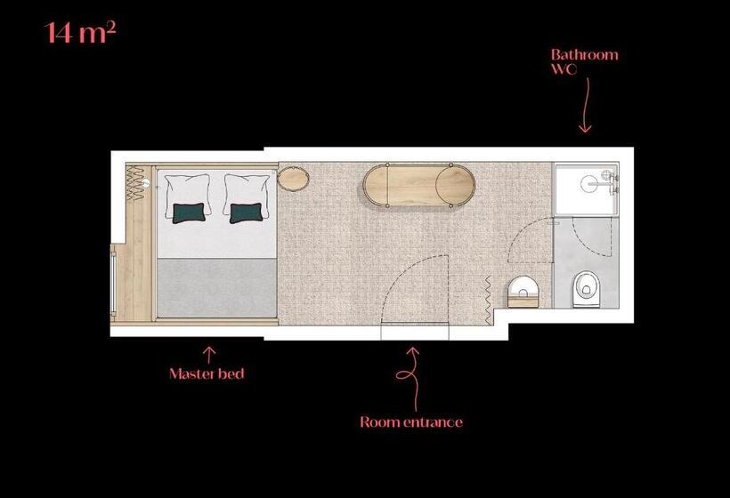 스탠다드 룸, Carina Design&lifestyle