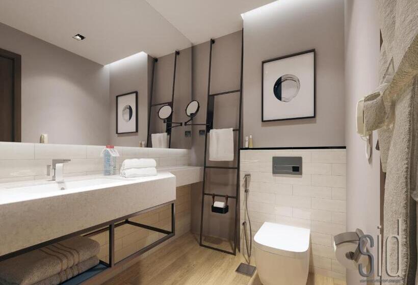 Chambre Deluxe Lit King Size avec Vue sur Ville, Four Points By Sheraton King Abdulaziz Road