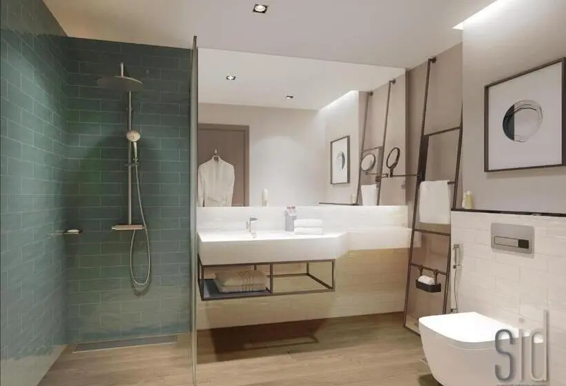 キングサイズベッド、シティビューデラックスルーム, Four Points By Sheraton King Abdulaziz Road