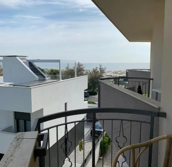 اتاق استاندارد با بالکن و چشمانداز دریا, Moderno Bed & Breakfast