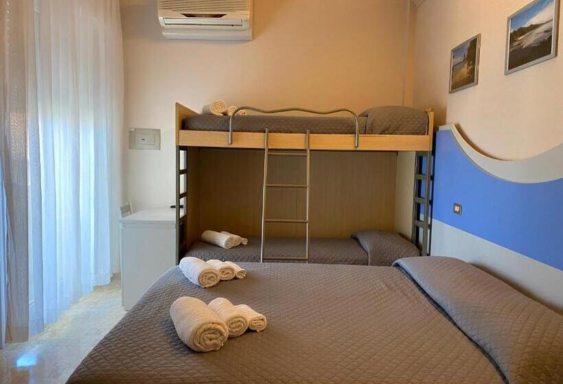 اتاق استاندارد چهار تخته با چشمانداز دریا, Moderno Bed & Breakfast