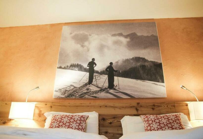 家庭房带园景, Malga Millegrobbe Nordic Resort