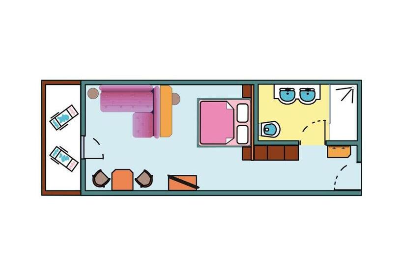 带阳台的豪华间, Ifinger