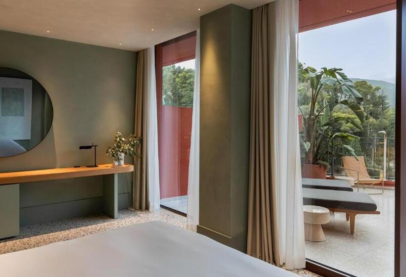 חדר דלוקס עם מרפסת נוף לים, La Roqqa