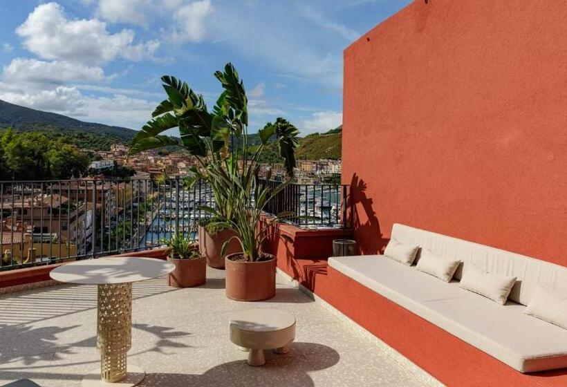 חדר דלוקס עם מרפסת נוף לים, La Roqqa