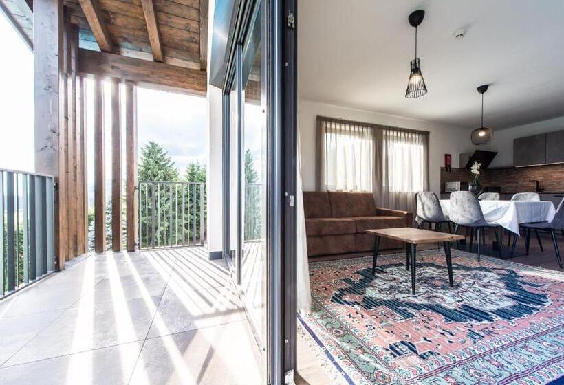 Апартаменты Пентхаус 1 Спальня, Chalet Kristall   Dolomites Garden Chalet