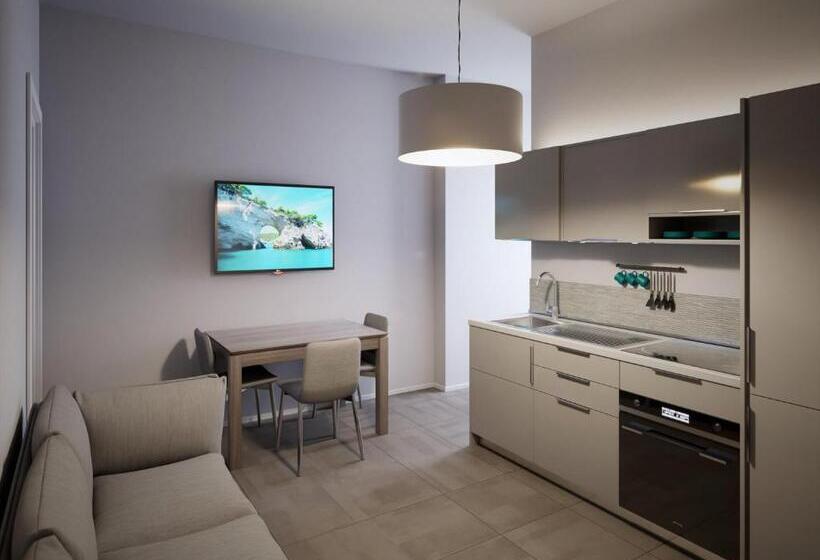 带1个卧室的公寓, Estense