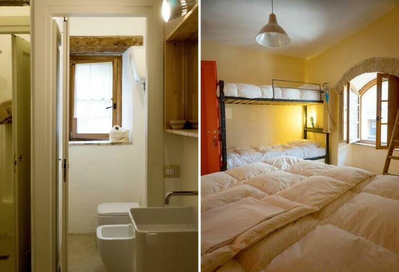 חדר סטנדרט לארבעה, Ostello Bello Assisi Bevagna