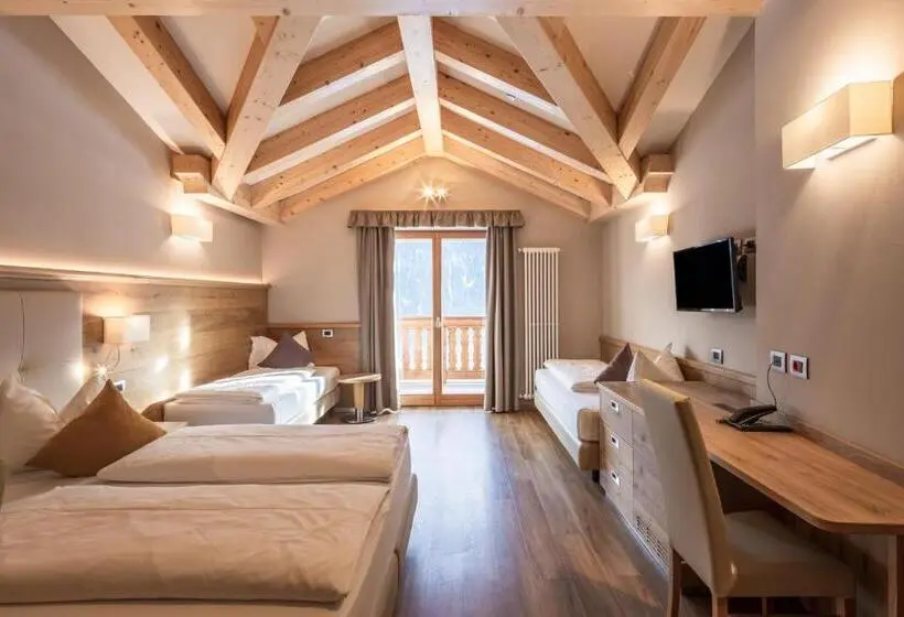 スタンダード４人部屋, Albergo Belvedere