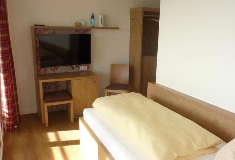 带阳台的标准单人间, Gasthaus Sonne Neuhäusle