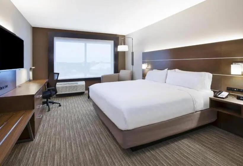 キングサイズベッドのスーペリアルーム, Holiday Inn Express & Suites Okemos   University Area, An Ihg
