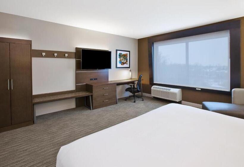 اتاق سوپریور با تخت بزرگ, Holiday Inn Express & Suites Okemos   University Area, An Ihg